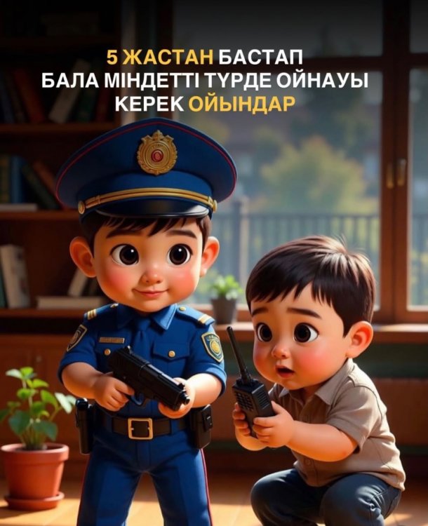 Педагог-психолог: Марат Л "5 жастан бастап бала міндетті түрде ойнауы керек ойындар"